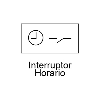 simbolo de interruptor horario