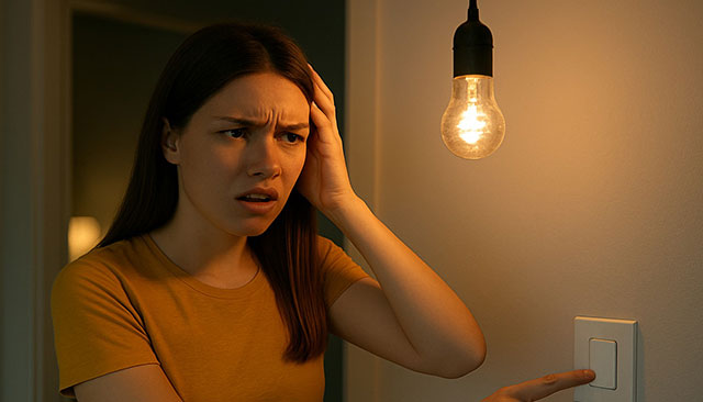 mis luces tintinean al instalar un interruptor inteligente